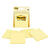 Post-It 3 in. W x 3 in. L Yellow Sticky Notes 4 pad