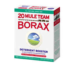 20 Mule Team Borax No Scent Detergent Booster and Household Cleaner Powder 65 oz