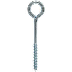 Hampton 3/8 in. x 5 in. L Zinc-Plated Steel Lag Thread Eyebolt Nut Included