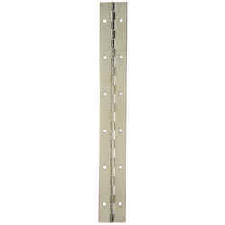 Ace 1-1/2 in. W x 12 in. L Nickel Metal Continuous Hinge 1