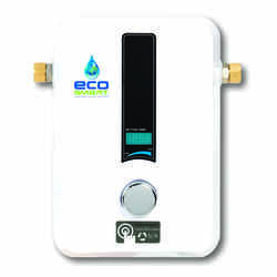 Ecosmart Tankless Water Heater Electric N/A gal. 12 in. H x 9-3/4 in. L x 3-3/4 in. W