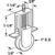 Prime-Line 1 in. D X 1/4 in. L Nylon Roller Assembly 2 pk