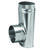 Ace 5 in. L x 4 in. Dia. Black/Silver Aluminum Offset Dryer Connector