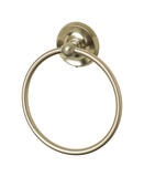 OakBrook Brushed Nickel Towel Ring Zinc