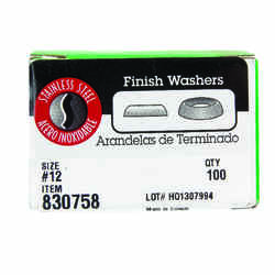 HILLMAN Stainless Steel 12 mm Countersunk Finish Washer 100 pk