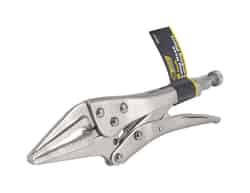 Steel Grip 6 in. Steel Long Nose Locking Pliers Silver 1 pk