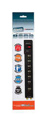 Monster Cable Just Power It Up 1080 J 6 ft. L 7 outlets Surge Protector