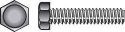 HILLMAN 3/8 in. Dia. x 4 in. L Zinc Plated Steel Hex Tap Bolt 50 box