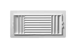 Deflect-O Jordan 12 in. H 3-Way Plastic Ceiling Register White