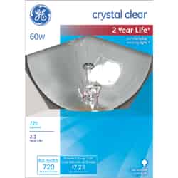 GE Lighting 60 watts G40 Incandescent Bulb 720 lumens White Globe 1 pk