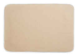 InterDesign 18 in. W x 24 in. L Microfiber Drying Mat Wheat