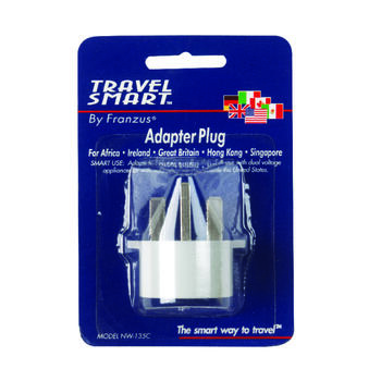 Travel Smart For Worldwide Adapter Plug In Type G