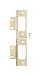 Ace 2.75 in. W x 3 in. L Bright Brass Brass Non-Mortise Hinge 2 pk