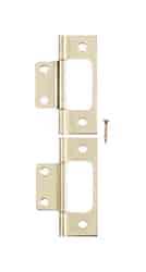 Ace 2.75 in. W x 3 in. L Bright Brass Brass Non-Mortise Hinge 2 pk