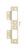 Ace 2.75 in. W x 3 in. L Bright Brass Brass Non-Mortise Hinge 2 pk