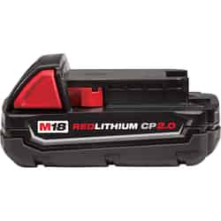 Milwaukee M18 REDLITHIUM 18 V 2 Ah Lithium-Ion Compact Battery Pack 1 pc