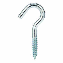 Ace Small Silver Steel 4.25 in. L Clothesline Hook 300 lb. 3 pk Zinc-Plated