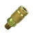 Tru-Flate Brass Quick Change Coupler 1/4 in. Male 1 1 pc