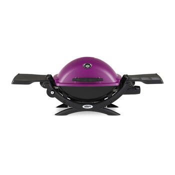 Weber Q1200 1 burners Propane Fuchsia Grill 8500 BTU