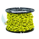 Campbell Chain No. 2/0 in. Double Loop Carbon Steel Chain 9/64 in. Dia. x 50 ft. L Yellow