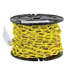 Campbell Chain No. 2/0 in. Double Loop Carbon Steel Chain 9/64 in. Dia. x 50 ft. L Yellow