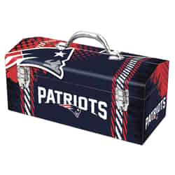 Sainty International 16.25 in. New England Patriots Art Deco Tool Box 7.75 in. H x 7.1 in. W Stee