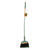 Casabella 9 in. W Fine Nylon Broom with Dustpan