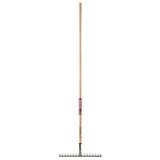 Truper Tru Pro 60.8 in. L x 18 in. W Steel Hoe/Rake