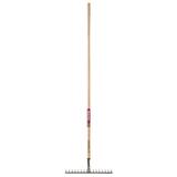 Truper Tru Pro 60.8 in. L x 18 in. W Steel Hoe/Rake