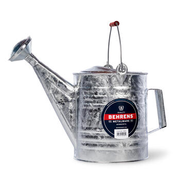 Behrens Silver 8 qt. Steel Watering Can