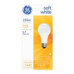 GE Lighting 150 watts A21 Incandescent Bulb 2440 lumens Soft White 1 pk A-Line