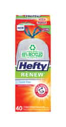 Hefty Renew 13 gal. Kitchen Trash Bags Drawstring 40 pk