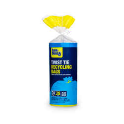 Iron Hold 30 gal. Kitchen Trash Bags Twist Tie 20 pk