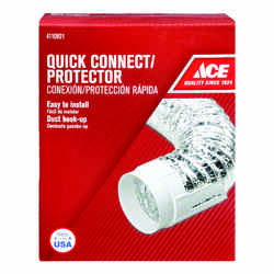 Ace 4 in. 4 in. Aluminum Duct Protector