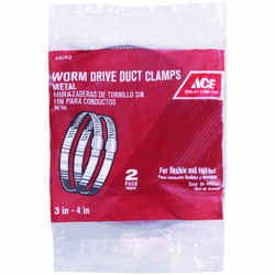 Ace 3 in. to 4 in. Metal Worm Drive Clamp