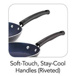 Tramontina Aluminum Fry Pan 8 & 10 in. Blue
