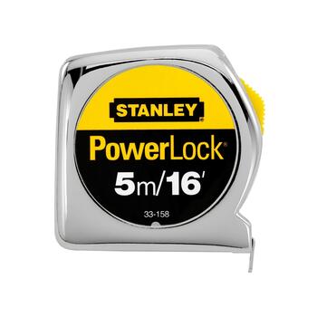 Stanley PowerLock 16 ft. L x 0.75 in. W Tape Measure 1 pk Yellow