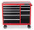 Craftsman 41 in. 10 drawer Metal Rolling Tool Cabinet 18 in. D x 39-1/2 in. H Red/Black