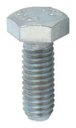 HILLMAN M6-1.00 mm Dia. x 16 mm L Heat Treated Steel Hex Head Cap Screw 100 box
