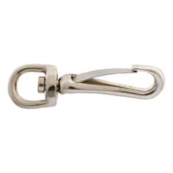 Campbell Chain 3/8 in. Dia. x 2-4/7 in. L Nickel-Plated Zinc Spring Snap 20 lb.