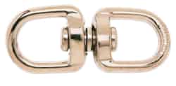Campbell Chain 3/4 in. Dia. x 3 in. L Nickel-Plated Zinc Double Eye Swivel 100 lb.