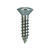 HILLMAN 10 x 3/4 in. L Phillips Oval Head Sheet Metal Screws 100 per box Stainless Steel