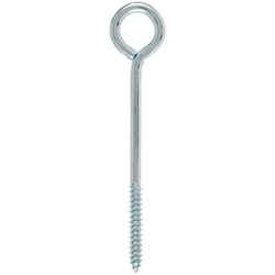 Hampton 5/16 in. x 6 in. L Zinc-Plated Steel Lag Thread Eyebolt Nut Included