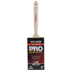 Wooster 3 in. W Pro Series Polyester Flat Paint Brush