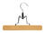 Honey Can Do 6-1/2 in. H x 9-1/4 in. L x 3/4 in. W Brown Slack Hanger Wood 4 pk