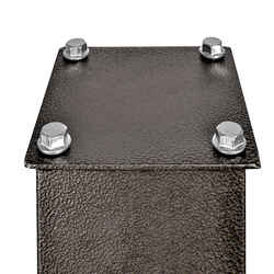 Mail Boss 4 in. W x 43 in. D x 4 in. H Powder Coated Bronze Mailbox Post Galvanized Steel
