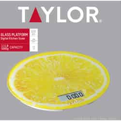 Taylor Digital Kitchen Scale 11 Weight Capacity Assorted