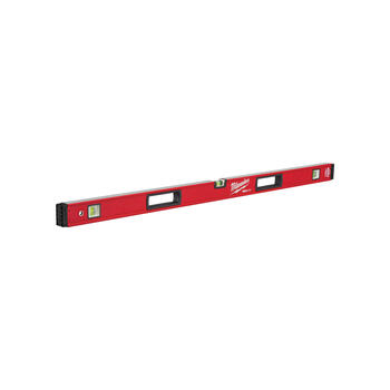 Milwaukee REDSTICK 48 in. Metal Box Level 3 vial