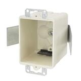 Allied Moulded FiberglasBox 2-1/4 in. Round Fiberglass 1 gang Outlet Box Beige