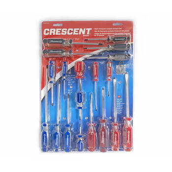 Crescent Assorted Assorted Screwdriver Metal Assorted 20 pc.